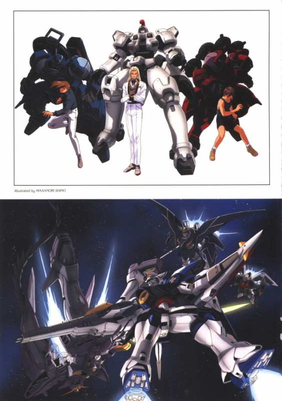 Otaku Gallery  / Art Books / Gundam Wing - Memorials II (The Legend Of Forever) / 062.jpg